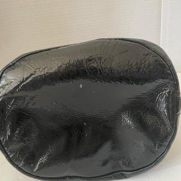 Coach black patent leather poppy mini bag - Picture 7 of 13